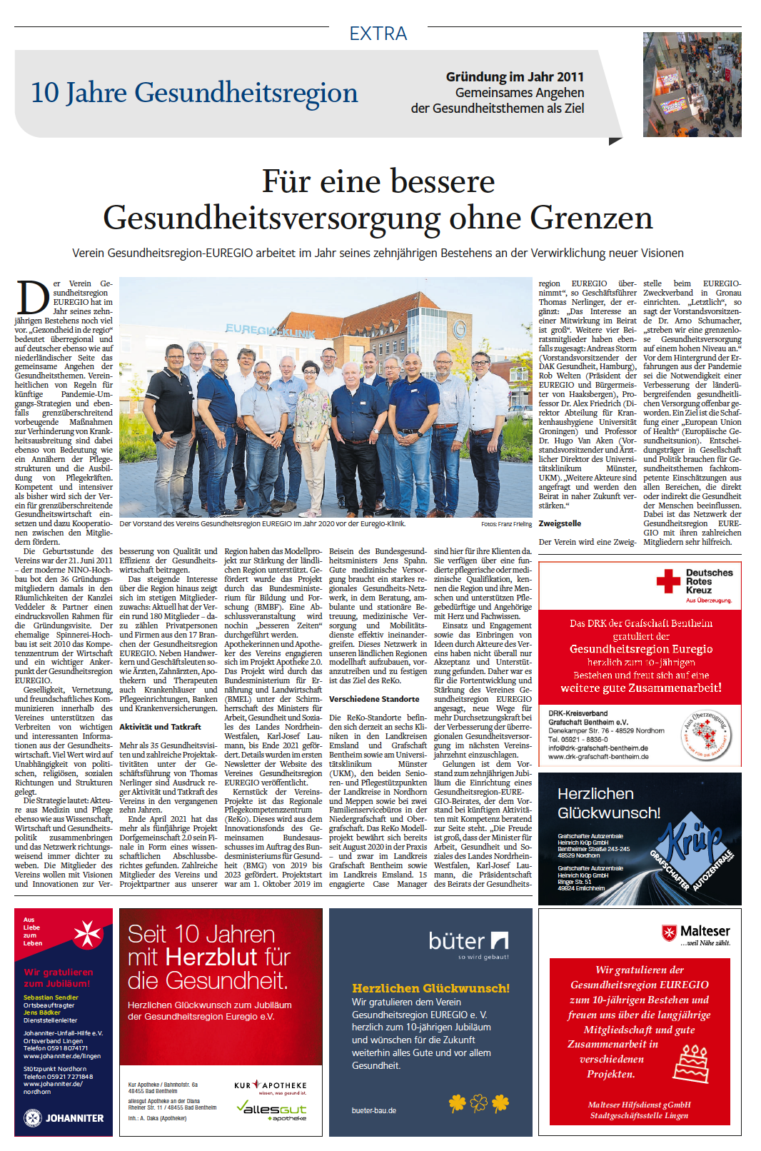 Sonderveröffentlichung Neue Osnabrücker Zeitung (Lingener Tagespost)